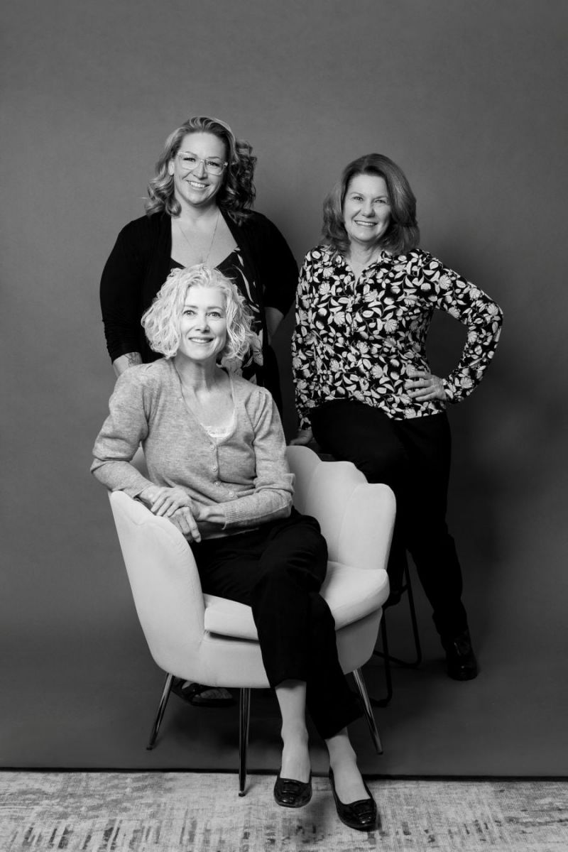 <who>Pam Mayor, Susan Holding and Kellyn Brewer</who>